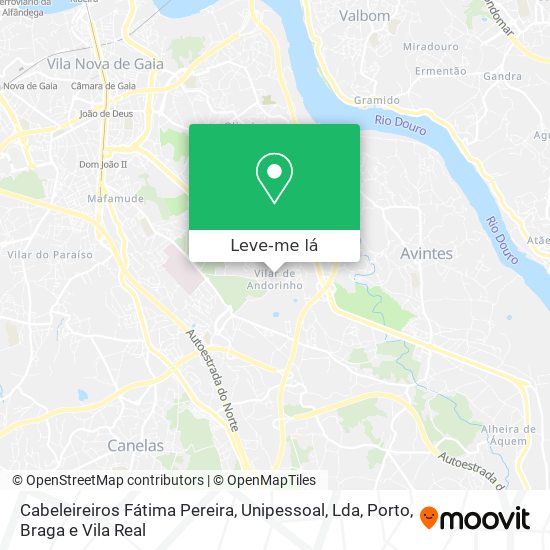 Cabeleireiros Fátima Pereira, Unipessoal, Lda mapa