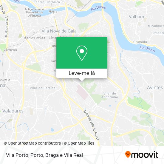 Vila Porto mapa
