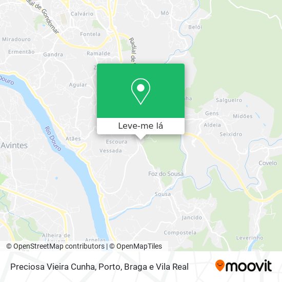 Preciosa Vieira Cunha mapa