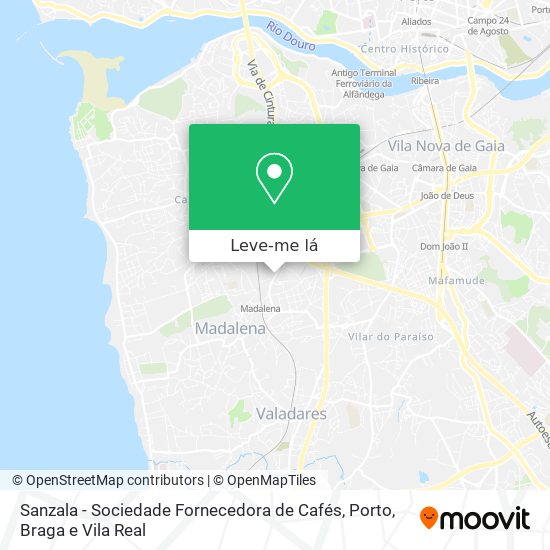 Sanzala - Sociedade Fornecedora de Cafés mapa