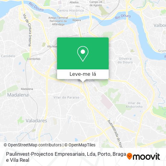 Paulinvest-Projectos Empresariais, Lda mapa