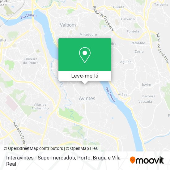 Interavintes - Supermercados mapa