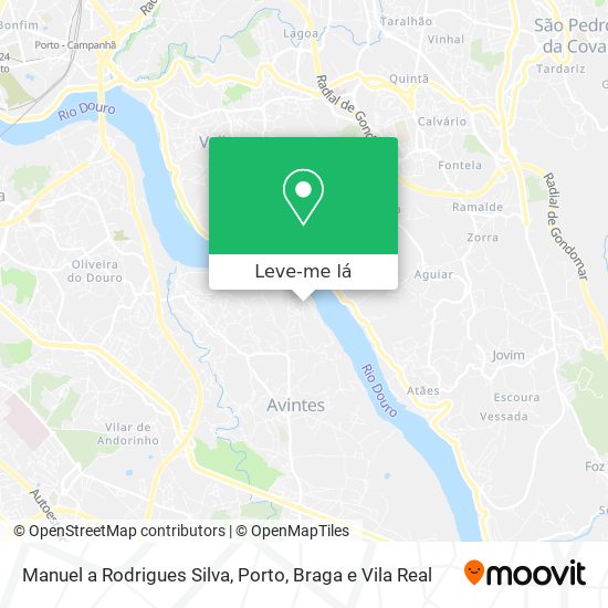 Manuel a Rodrigues Silva mapa