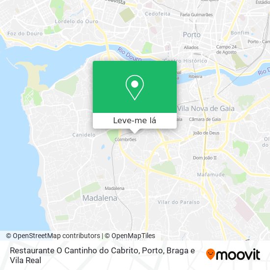 Restaurante O Cantinho do Cabrito mapa