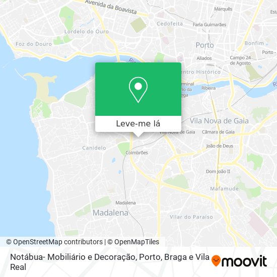 Notábua- Mobiliário e Decoração mapa