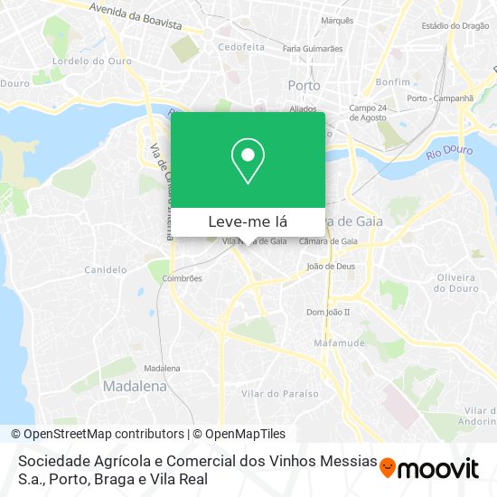 Sociedade Agrícola e Comercial dos Vinhos Messias S.a. mapa