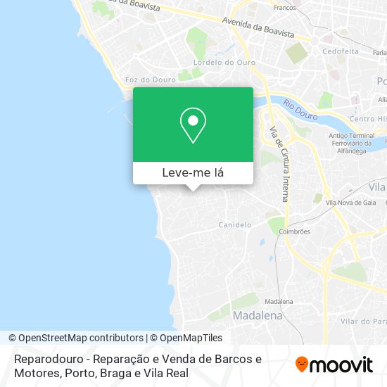 Reparodouro - Reparação e Venda de Barcos e Motores mapa