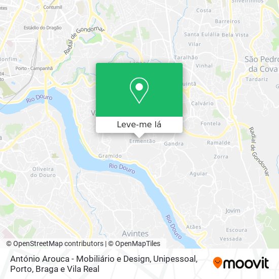António Arouca - Mobiliário e Design, Unipessoal mapa