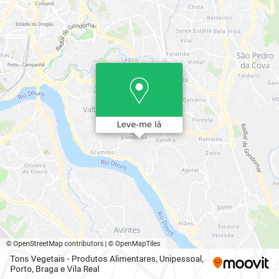 Tons Vegetais - Produtos Alimentares, Unipessoal mapa