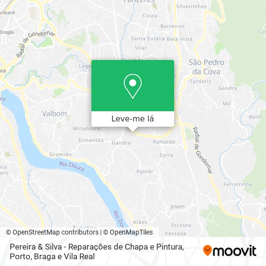 Pereira & Silva - Reparações de Chapa e Pintura mapa
