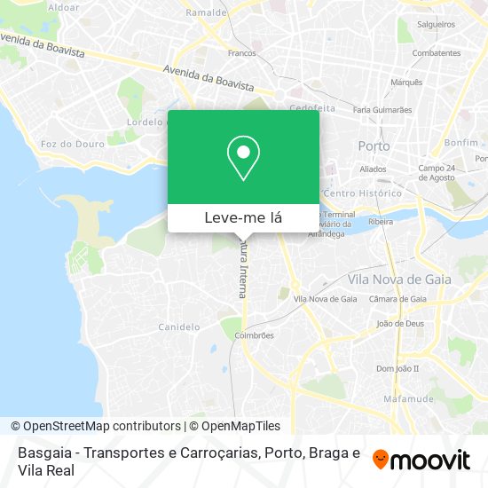 Basgaia - Transportes e Carroçarias mapa