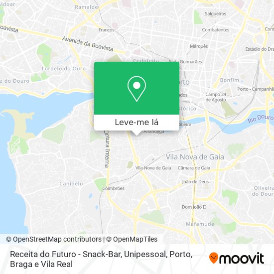 Receita do Futuro - Snack-Bar, Unipessoal mapa