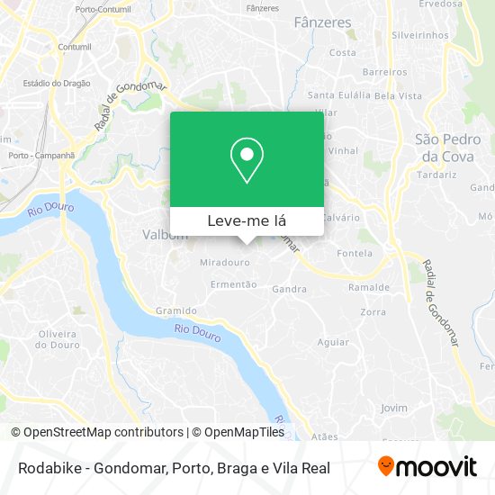 Rodabike - Gondomar mapa