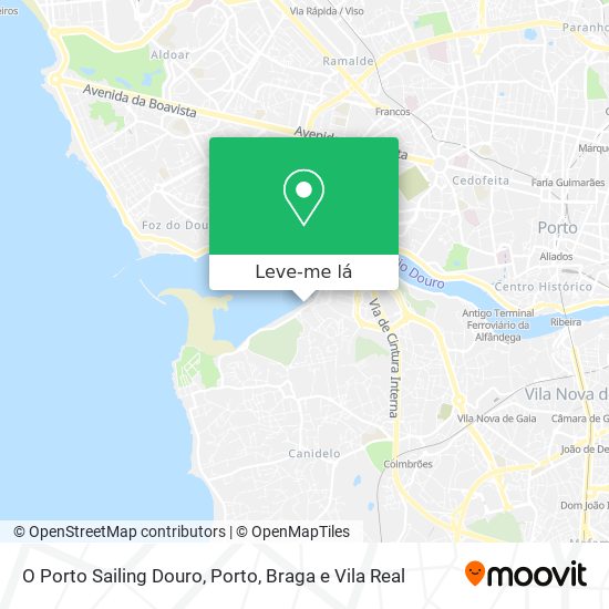 O Porto Sailing Douro mapa
