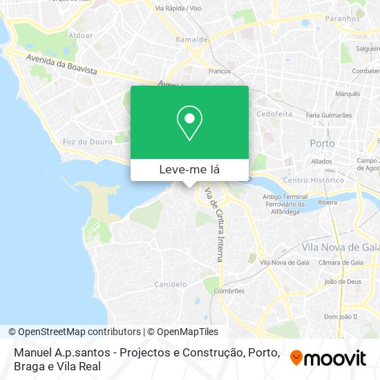 Manuel A.p.santos - Projectos e Construção mapa