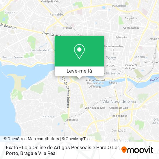 Exato - Loja Online de Artigos Pessoais e Para O Lar mapa