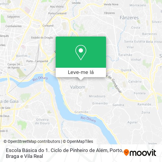 Escola Básica do 1. Ciclo de Pinheiro de Além mapa