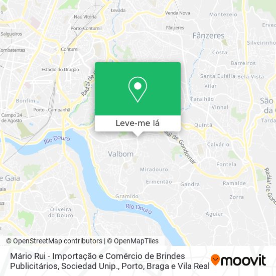 Mário Rui - Importação e Comércio de Brindes Publicitários, Sociedad Unip. mapa