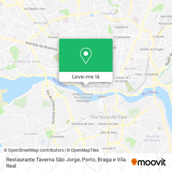 Restaurante Taverna São Jorge mapa