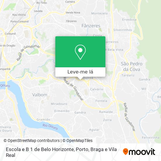 Escola e B 1 de Belo Horizonte mapa