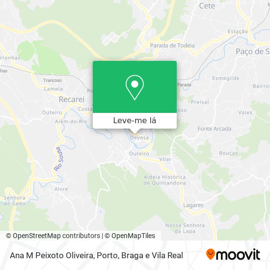 Ana M Peixoto Oliveira mapa