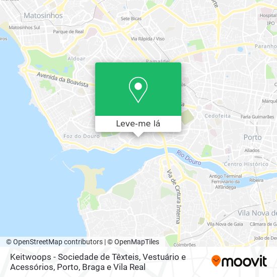 Keitwoops - Sociedade de Têxteis, Vestuário e Acessórios mapa