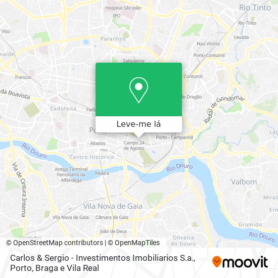 Carlos & Sergio - Investimentos Imobiliarios S.a. mapa