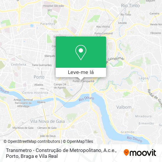 Transmetro - Construção de Metropolitano, A.c.e. mapa