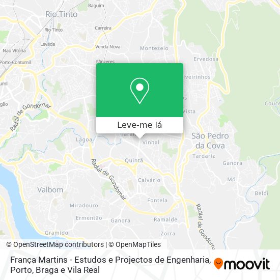 França Martins - Estudos e Projectos de Engenharia mapa