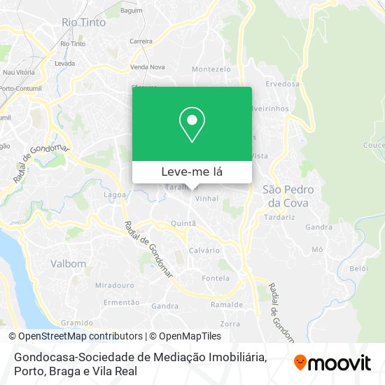 Gondocasa-Sociedade de Mediação Imobiliária mapa