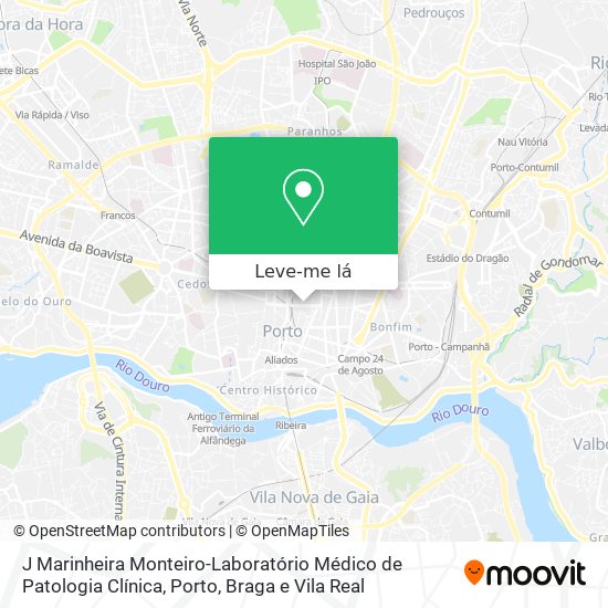 J Marinheira Monteiro-Laboratório Médico de Patologia Clínica mapa