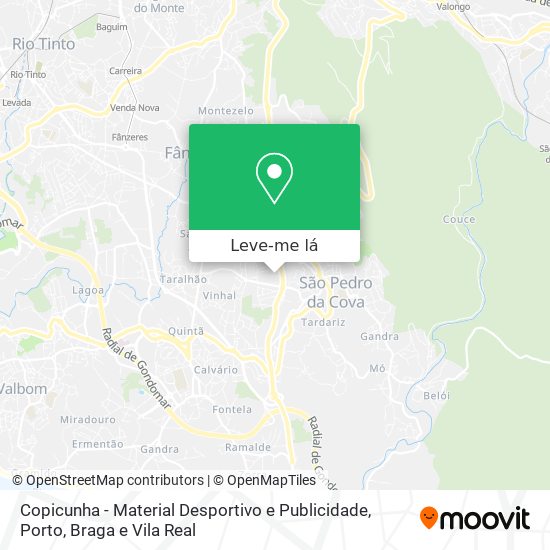 Copicunha - Material Desportivo e Publicidade mapa