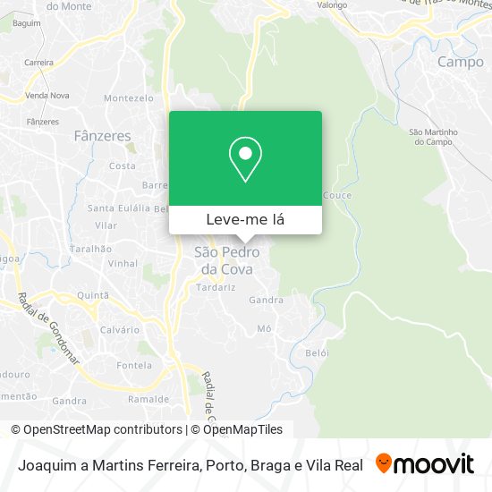 Joaquim a Martins Ferreira mapa