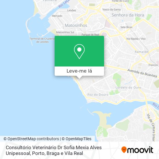 Consultório Veterinário Dr Sofia Mexia Alves Unipessoal mapa