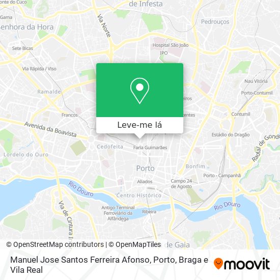 Manuel Jose Santos Ferreira Afonso mapa