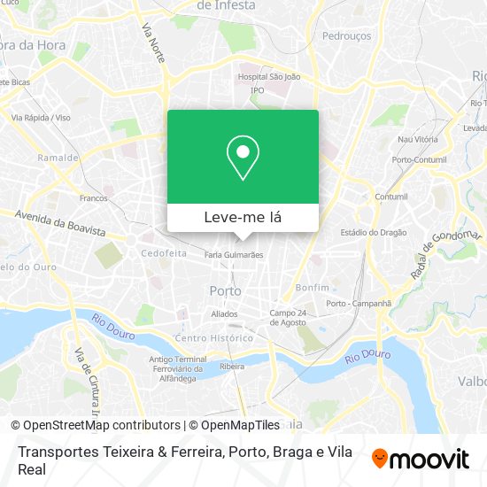 Transportes Teixeira & Ferreira mapa