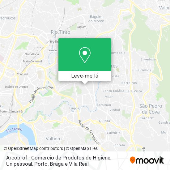 Arcoprof - Comércio de Produtos de Higiene, Unipessoal mapa