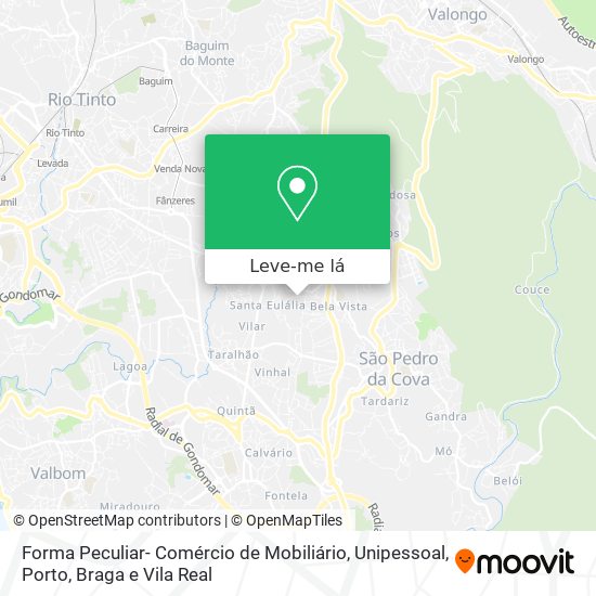 Forma Peculiar- Comércio de Mobiliário, Unipessoal mapa