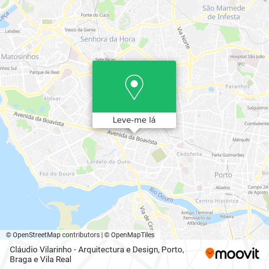 Cláudio Vilarinho - Arquitectura e Design mapa