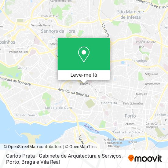 Carlos Prata - Gabinete de Arquitectura e Serviços mapa