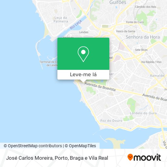 José Carlos Moreira mapa