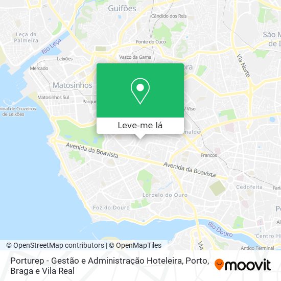 Porturep - Gestão e Administração Hoteleira mapa