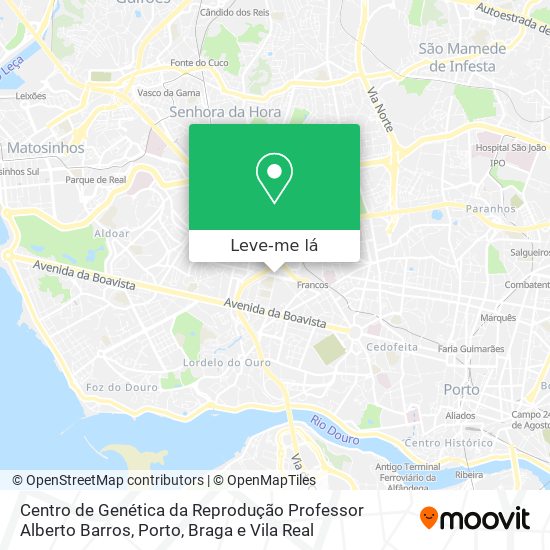 Centro de Genética da Reprodução Professor Alberto Barros mapa