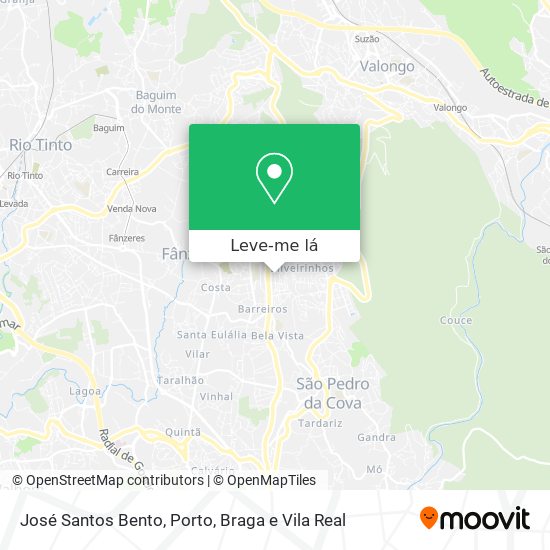 José Santos Bento mapa