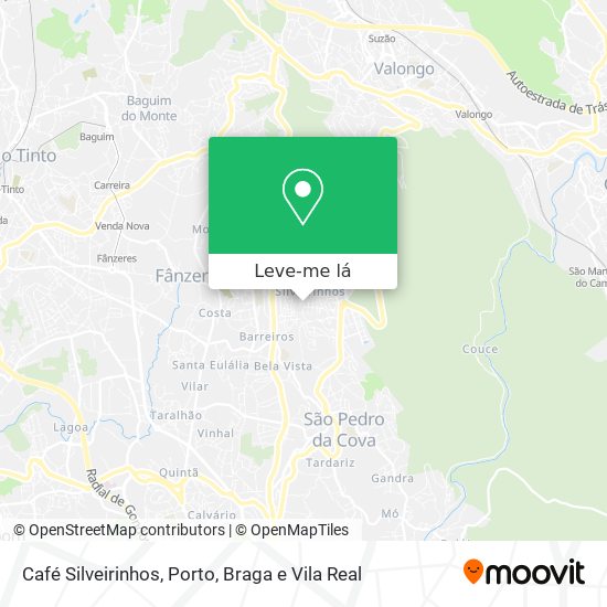 Café Silveirinhos mapa