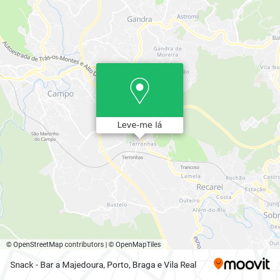 Snack - Bar a Majedoura mapa