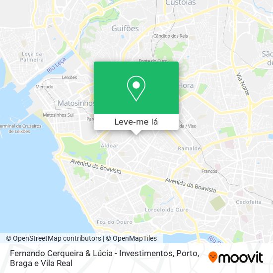 Fernando Cerqueira & Lúcia - Investimentos mapa