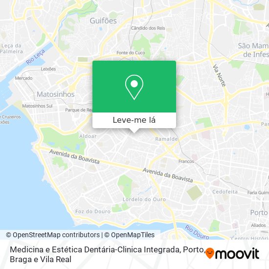 Medicina e Estética Dentária-Clinica Integrada mapa