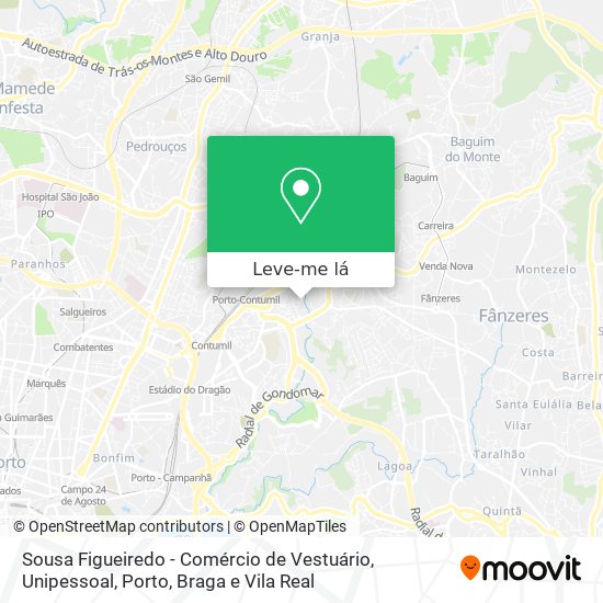 Sousa Figueiredo - Comércio de Vestuário, Unipessoal mapa