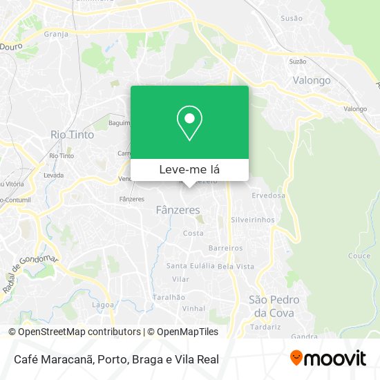 Café Maracanã mapa